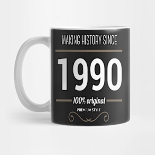 Father (2) Making history since 1990 Mug